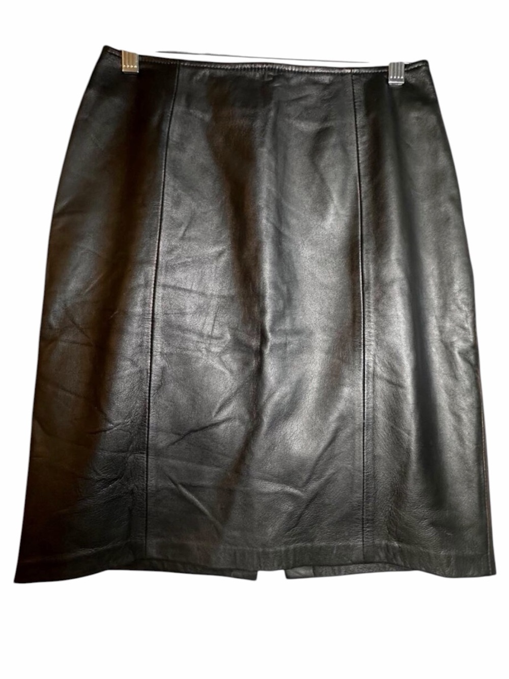 Croft & Barrow Black Lambskin‎ Leather Mini Skirt Women’s Size 4